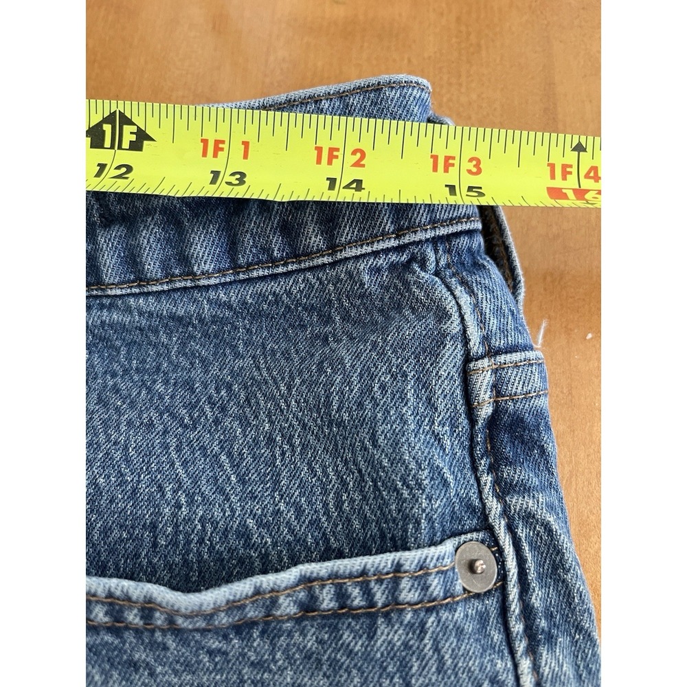 Madewell The Perfect Vintage Straight Jeans Women's Blue Size 32 Classic Denim - Picture 9 of 11